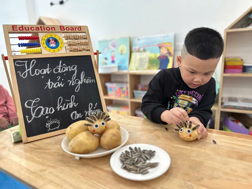 hoạt động trị liệu ở bé