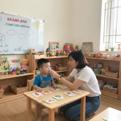 Chương trình can thiệp trẻ chậm nói trung tâm khánh anh