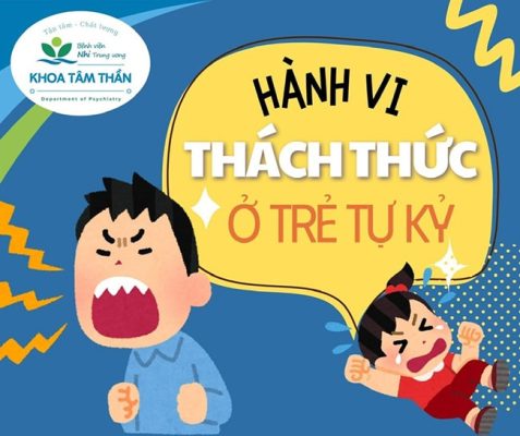 hành vi ở trẻ tự kỷ